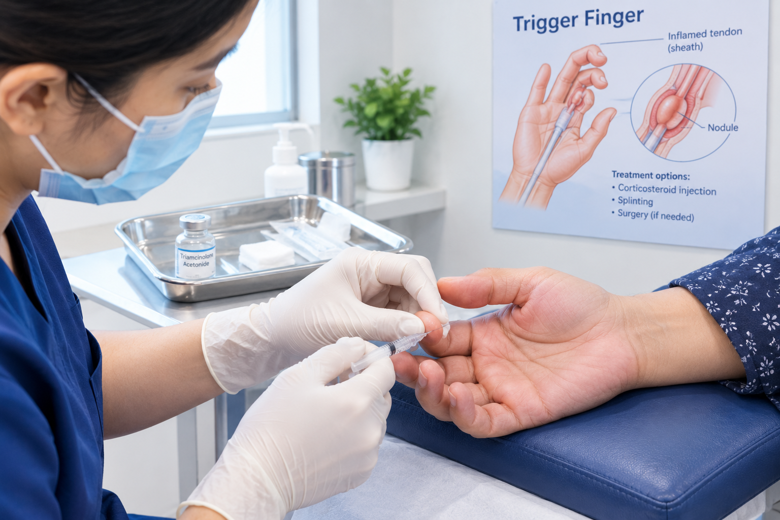 Trigger finger treatment at MM Care